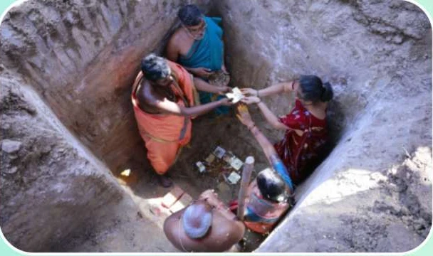 ఆలయ శంకుస్థాపన కార్యక్రమం • చిత్రం 1