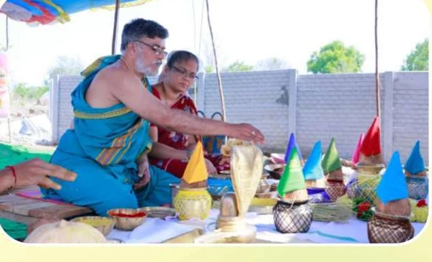 ఆలయ శంకుస్థాపన కార్యక్రమం • చిత్రం 15